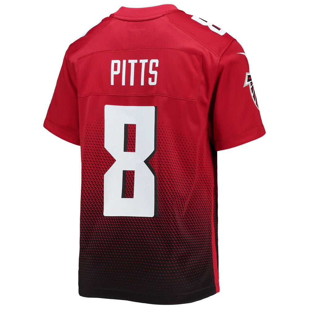 Youth Atlanta Falcons Kyle Pitts Game Jersey Red