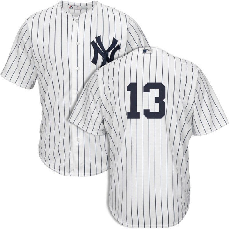 Men's New York Yankees Alex Rodriguez Replica Home Jersey - White